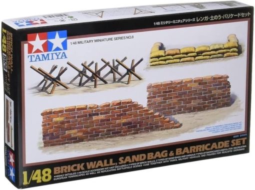 Tamiya 1/48 Brick Wall/Sand Bag/Barricade