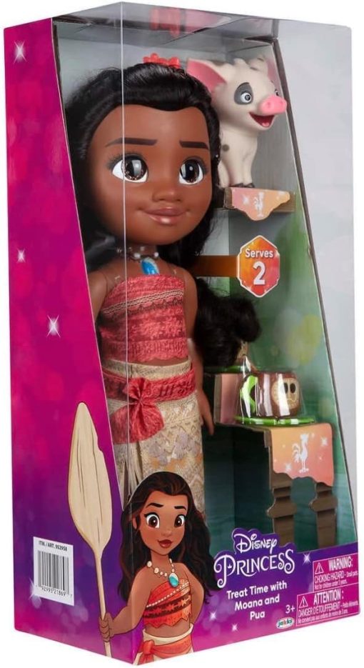 Disney Princess Doll Tea Time Moana and Pua - Image 3