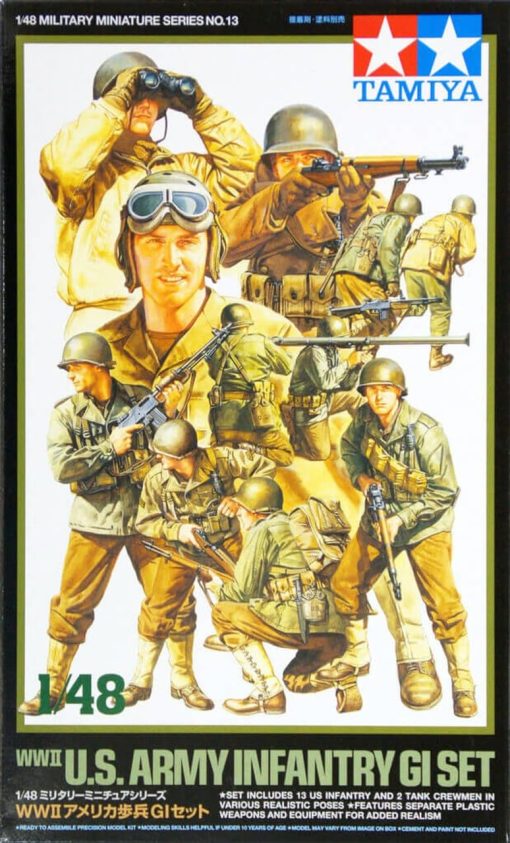 Tamiya 1/48 WWII Us Army Infantry Gi Set