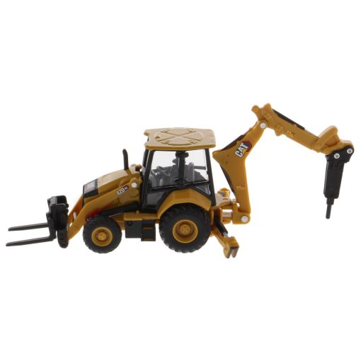 1:64 Cat® 420 XE Backhoe Loader with additional work-tools - Image 6