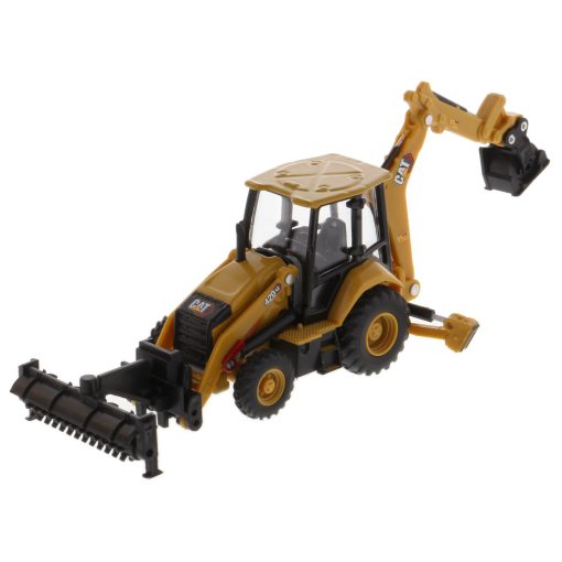 1:64 Cat® 420 XE Backhoe Loader with additional work-tools - Image 9