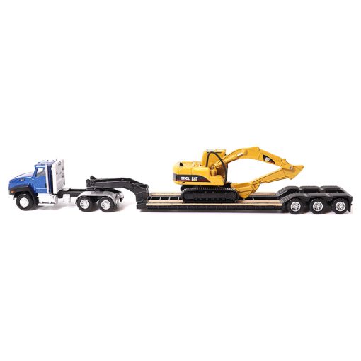 1:87 CAT CT660 Day Cab with Lowboy Trailer & 315C L  Hydraulic Excavator - Image 5