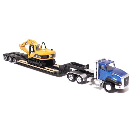 1:87 CAT CT660 Day Cab with Lowboy Trailer & 315C L  Hydraulic Excavator - Image 6