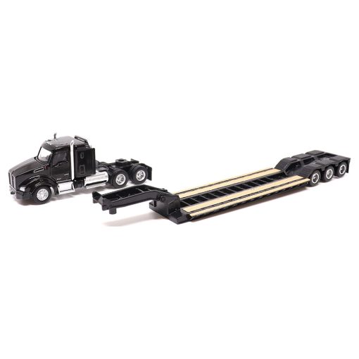 1:87 Kenworth T880 SBFS Sleeper Tractor/Lowboy Trailer & 320D L Hydraulic Excavator - Image 3