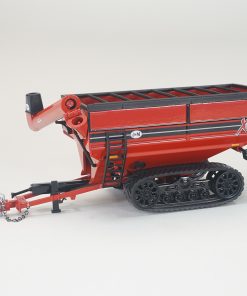 1/64 J&M Grain Cart w/ Tracks - Red