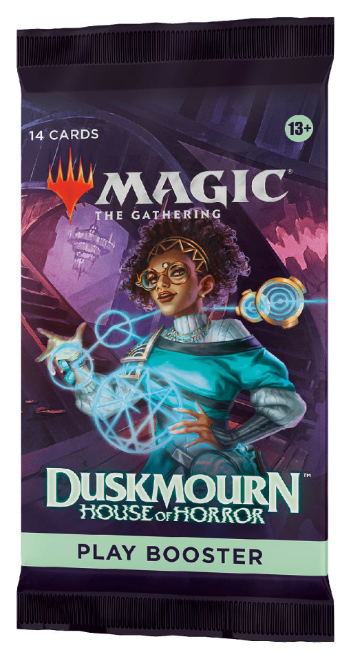 MTG Duskmourn: House of Horror Play Booster (14 Magic Cards)