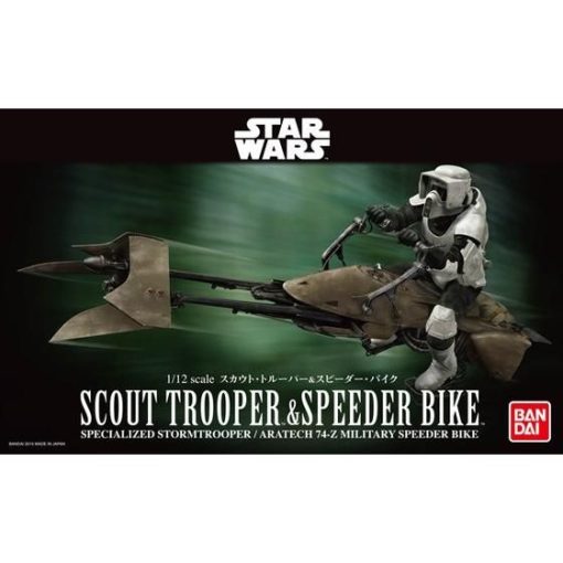 Bandai Star Wars Character Line 1/12 Scout Trooper & Speeder Bike