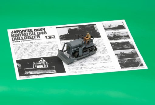 Tamiya 1/48 Komatsu G40 Bulldozer Japanese Navy - Image 9