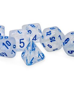 Borealis Mega-hedral Icicle/light blue Luminary 7-Die Set