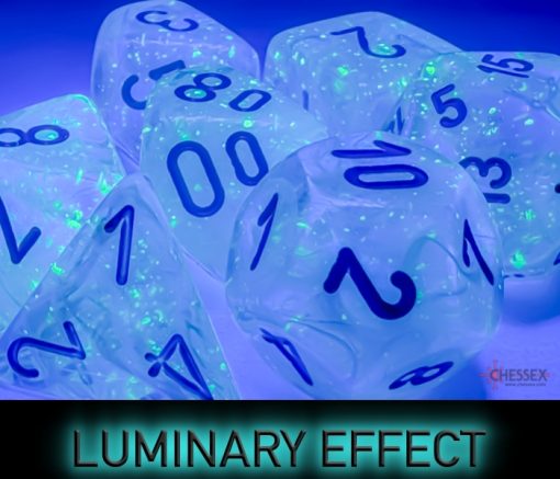 Borealis Mega-hedral Icicle/light blue Luminary 7-Die Set - Image 2
