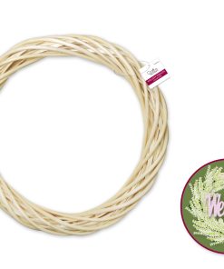 Craft Decor: 12" Willow Wreath 1 5/8"(T) Natural