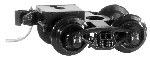 #1000 Bettendorf Trucks w/Couplers -- Short Extension 1 Pair