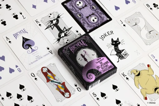 Disney Tim Burton's Nightmare Before Christmas Playing Cards by Bicycle - Image 3