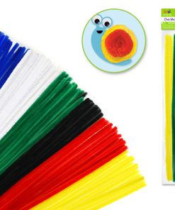 Chenille Stems: 6mmx30cm 100/pk Pipe Cleaners - Multi Mix