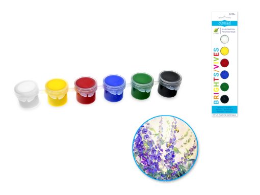 Color Factory: 30ml Acrylique Paint Pots (6x5ml) for Crafter's