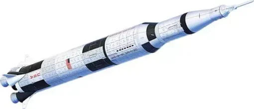 3D Puzzle Apollo Saturn V Rocket - 440 Pieces - Image 2