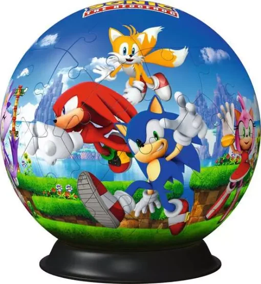 3D Puzzle Ball Puzzle-Ball Sonic The Hedgehog - 72 Pieces - Image 2