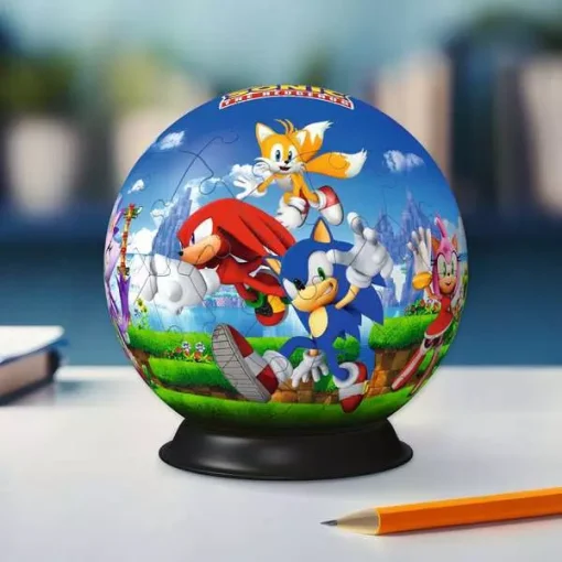 3D Puzzle Ball Puzzle-Ball Sonic The Hedgehog - 72 Pieces - Image 6