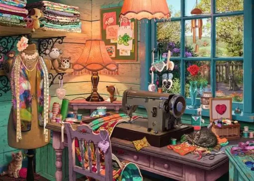 The Sewing Shed - 1000 Pieces Puzzle - Image 2