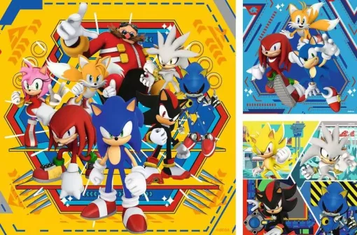 Sonic the Hedgehog - 3 x 49 Pieces Puzzle - Image 2