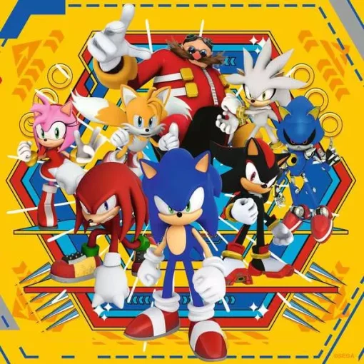 Sonic the Hedgehog - 3 x 49 Pieces Puzzle - Image 3