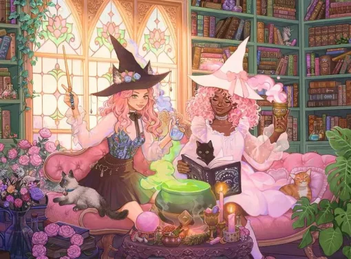 Enchanting Library - 200 Pieces Puzzle - Image 2