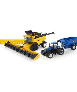 1/64 New Holland CR8.90 SmartTrax Combine Set with, Tractor & Grain Cart