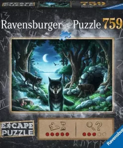 Escape Puzzle Curse of the Wolves - 759 Pieces Puzzle
