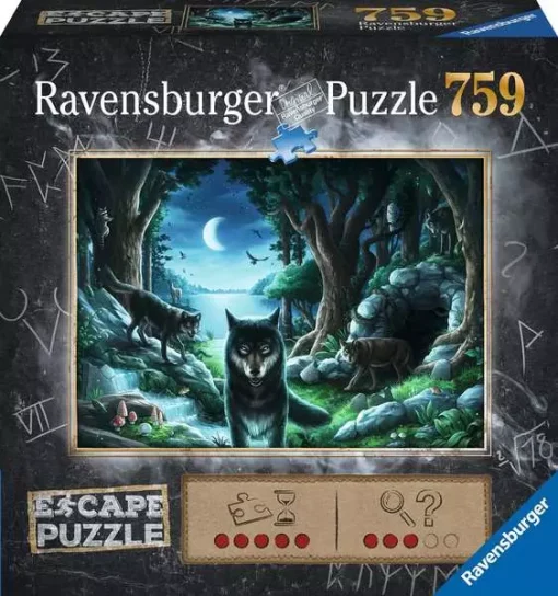 Escape Puzzle Curse of the Wolves - 759 Pieces Puzzle