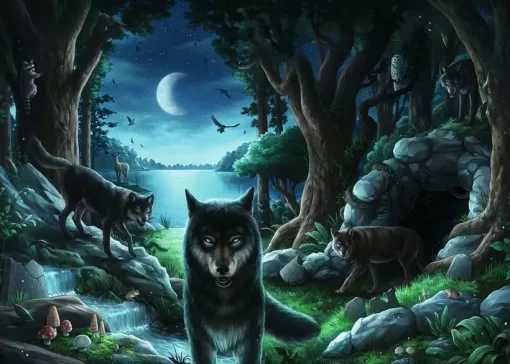 Escape Puzzle Curse of the Wolves - 759 Pieces Puzzle - Image 2