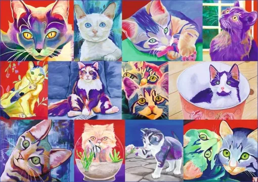 Hello Kitty Cat - 500 Pieces Puzzle - Image 2