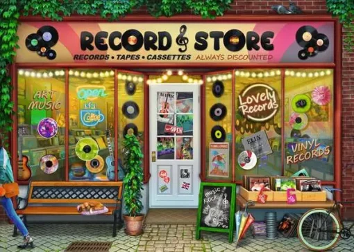 Vintage Vinyl - 1000 Pieces Puzzle - Image 2