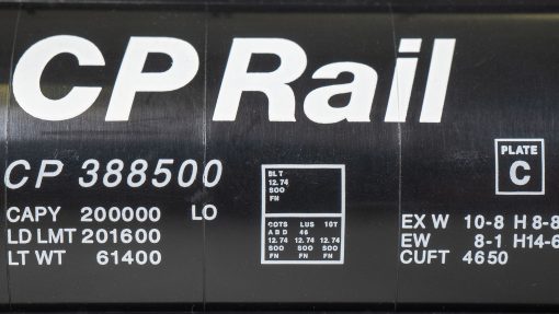 Canadian 4 Bay Cylindrical Grain Hopper - CP Rail #388500 - Image 3