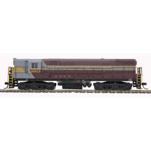 FM H-24-66 Phase 2 Trainmaster - Standard DC -- Canadian Pacific #8911 (Late Scheme, gray, maroon, yellow) - Image 2