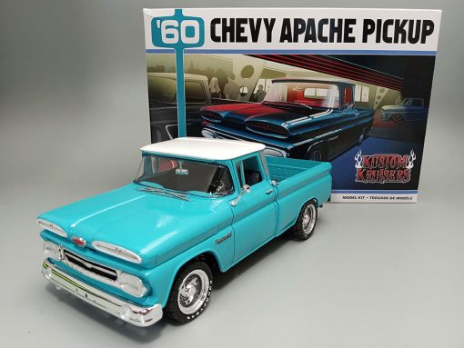 AMT 1960 Chevy Apache Pickup Street Machine 1:25 Scale Model Kit - Image 6