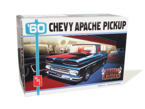 AMT 1960 Chevy Apache Pickup Street Machine 1:25 Scale Model Kit - Image 3