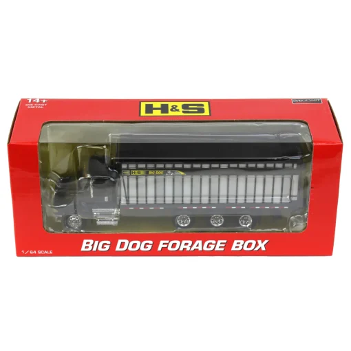 1/64 Black International 8600 with H&S Big Dog 1226 Forage Box - SpecCast - Image 6