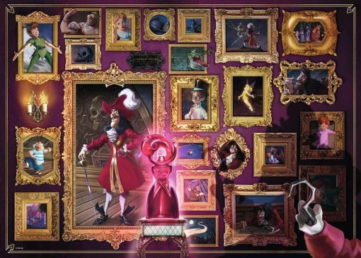 Disney Villainous: Captain Hook - 1000 Pieces Puzzle - Image 2