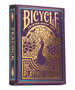 Bicycle Purple Peacock Playing Cards