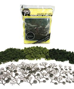 Realistic Trees Kits(TM) - Green Deciduous - Mixed Green - Woodland Scenics