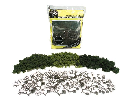 Realistic Trees Kits(TM) - Green Deciduous - Mixed Green - Woodland Scenics