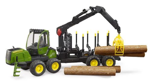 John Deere 1210E Forwarder with 4 trunks and grab - Image 3