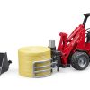 Schäffer Compact loader 2630 with bale gripper + bale