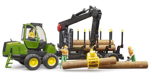 John Deere 1210E Forwarder with 4 trunks and grab - Image 2