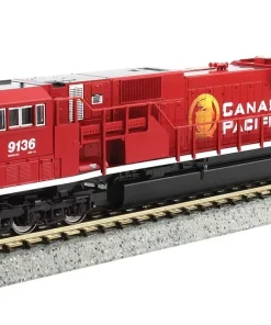 EMD SD90/43MAC - Standard DC -- Canadian Pacific #9136 (red, white, gold)