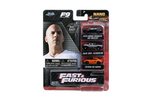 Jada Nano "Hollywood Rides" Fast & Furious 3-Pack - Image 3