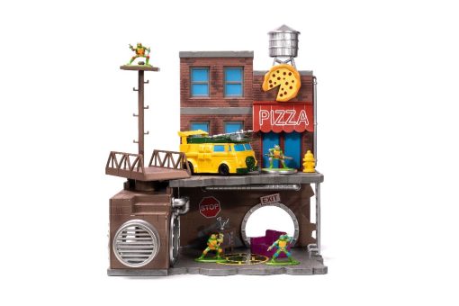Jada Nano Teenage Mutant Ninja Turtles-Turtle Lair with Figures - Image 2