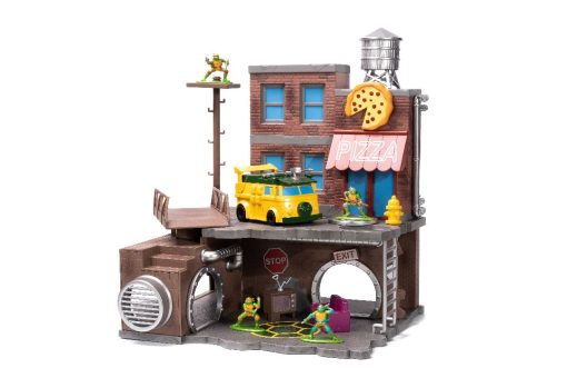 Jada Nano Teenage Mutant Ninja Turtles-Turtle Lair with Figures - Image 3