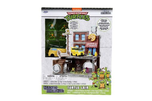 Jada Nano Teenage Mutant Ninja Turtles-Turtle Lair with Figures - Image 12