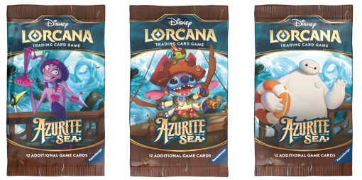 DISNEY LORCANA AZURITE SEA BOOSTER PACK - Image 2